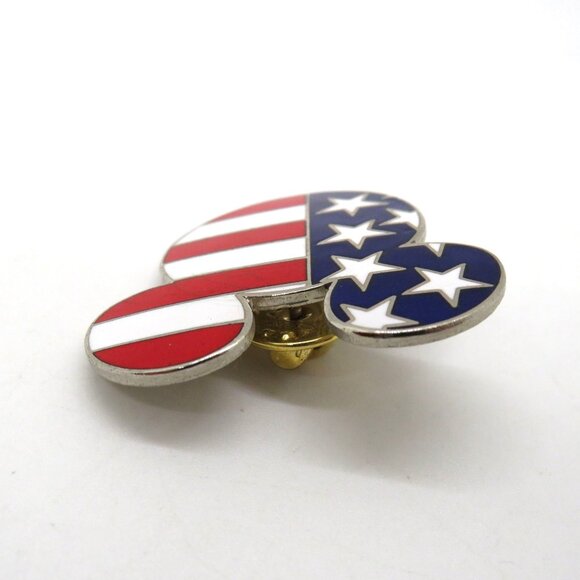 Lot 2 Disney Mickey Mouse Flag Pins United States United Kingdom Enamel - Picture 5 of 16